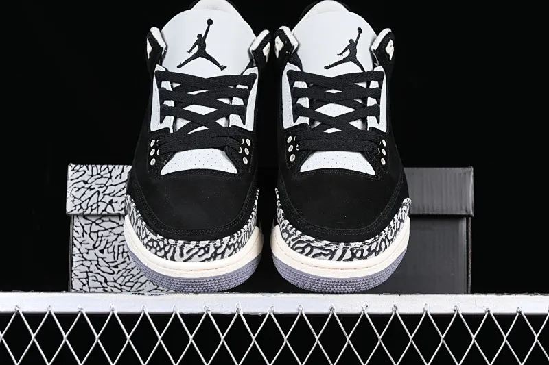 All categories Air Jordan Jordan series basketball shoes Air Jordan 3 Air Jordan 3 Retro "Off Noir" AJ3 Joe 3 old black cement CK9246-001